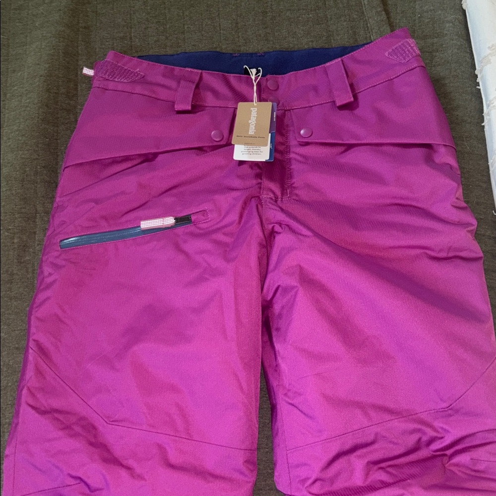 Patagonia girls snowbelle Magenta Snow Pants